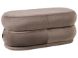 Bench Dark Brown Velvet Upholstered Fabric Accent Bed Bench Stool Beliani