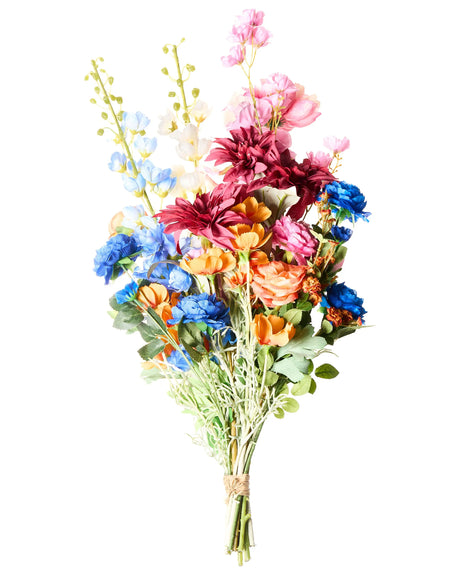 Artificial Flower Bouquet Multicolour Decorative Faux Arrangement 75 cm Handmade Table Decoration Living Room Dining Room Beliani