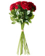 Artificial Flower Bouquet Red Roses Decorative Faux Arrangement 60 cm Handmade Table Decoration Living Room Dining Room Beliani
