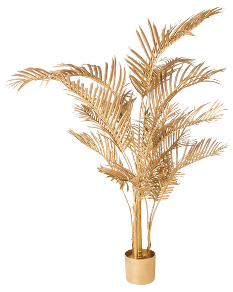 Artifical Potted Plant Gold Synthetic Material 160 cm Decorative Fake Plant Imitation Beliani