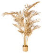 Artifical Potted Plant Gold Synthetic Material 160 cm Decorative Fake Plant Imitation Beliani