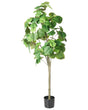 Artifical Potted Plant Green Synthetic Material 160 cm Decorative Fake Imitation Beliani