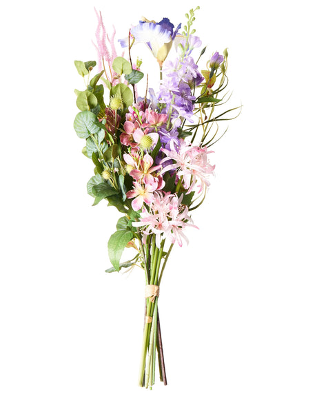 Artificial Flower Bouquet Multicolour Decorative Faux Arrangement 80 cm Handmade Table Decoration Living Room Dining Room Beliani