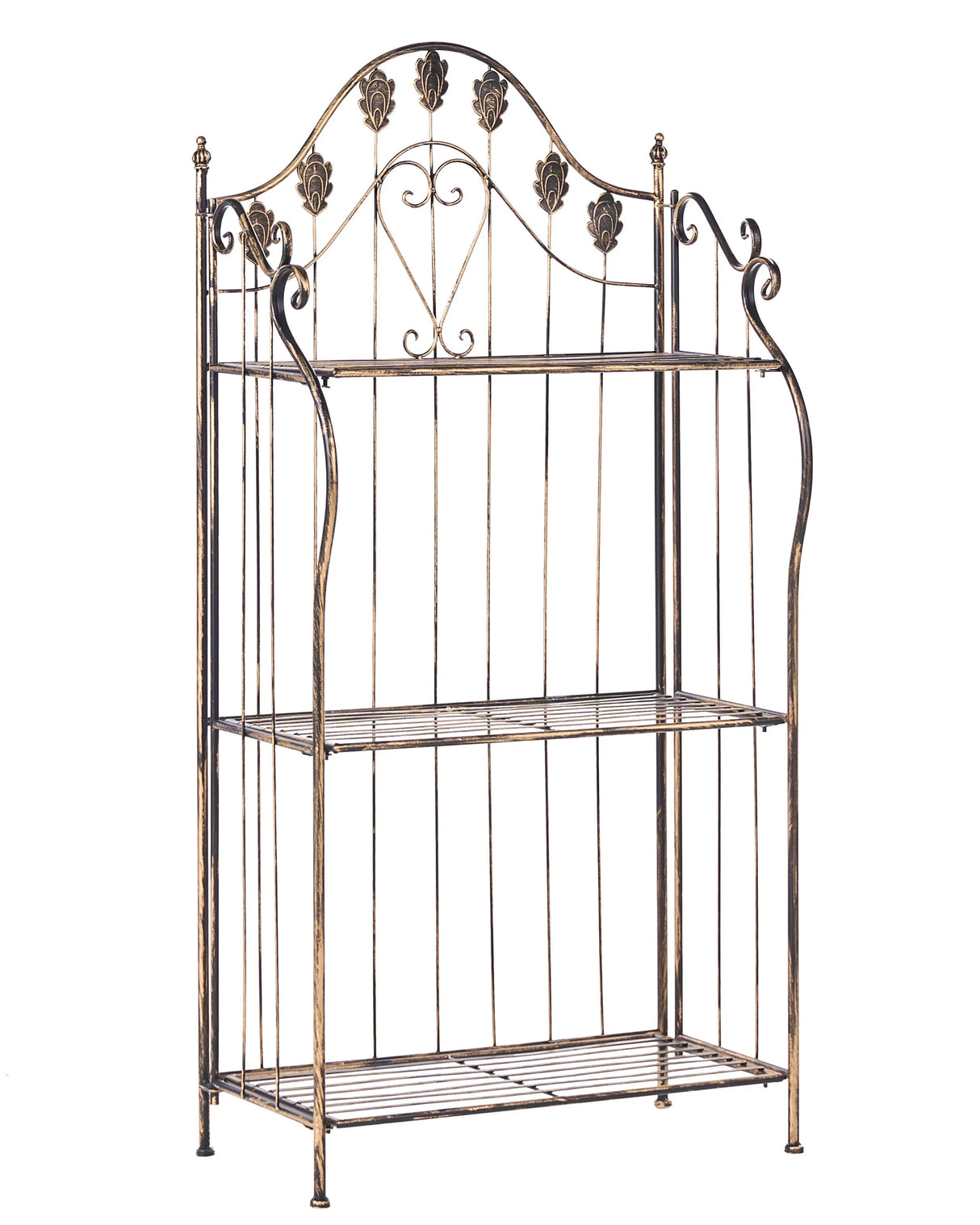 Plant Shelf Metal Black Shelves Garden Freestanding Outdoor Indoor Bathroom Garden Storage Beliani