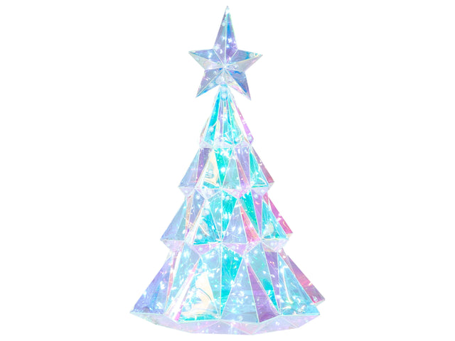 LED Decoration Multicolour PET Tree Seasonal Accessory Home Dcor with Lights Beliani