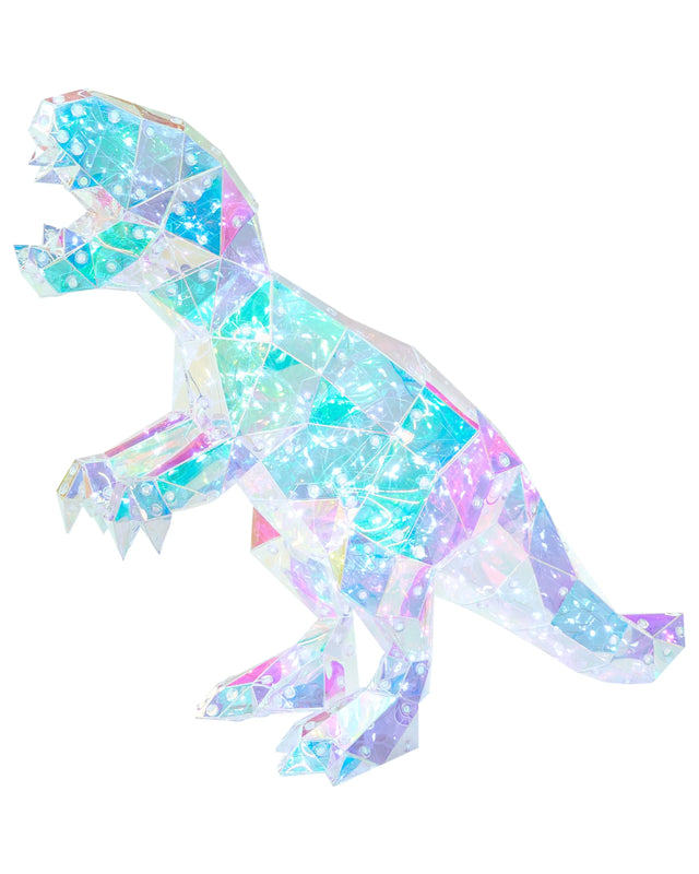 LED Decoration Multicolour PET T-Rex Dinosaur Seasonal Accessory Home Dcor with Lights Beliani