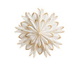 Hanging Decoration Star Off White Paper Shade Star Shaped Christmas Theme Decoration Beliani