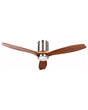 Ceiling Fan with Brown Wood Remote Control Modern Scandinavian Living Room Beliani