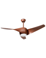 Ceiling Fan with Light Ventilator Brown Synthetic Material Iron Remote Control Wood Grain Effect Modern Traditional Living Room Beliani