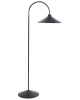 Floor Lamp Black Metal Shade and Base Modern Style Living Room Bedroom Beliani