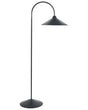 Floor Lamp Black Metal Shade and Base Modern Style Living Room Bedroom Beliani
