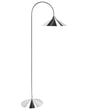 Floor Lamp Silver Metal Shade and Base Modern Style Living Room Bedroom Beliani