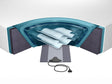 Set of Waterbed Accessories EU Super King Size Mattress 6ft Heaters Liner Conditioner Beliani