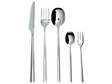 Cutlery Set Silver Stainless Steel 30 Pieces for Every Occasion Knife Spoon Fork Teaspoon Cake Fork Modern Design Beliani