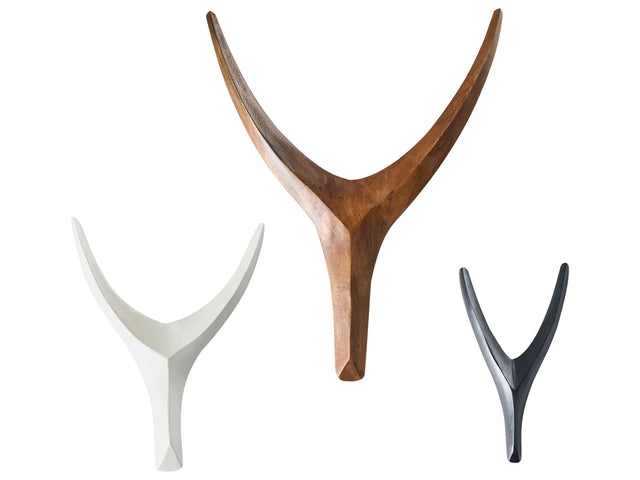 Set of 3 Wall Decor Multicolour Mango Wood Decorative Hanging Animal Motif Handmade Boho Swahili Style Beliani