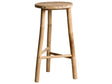 Bathroom Stool Natural Bamboo Side Table Decorative Tripod Modern Scandinavian Style Beliani