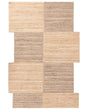 Area Rug Beige Jute 200 x 300 cm Asymmetrical Braided Rustic Style Living Room Bedroom Beliani