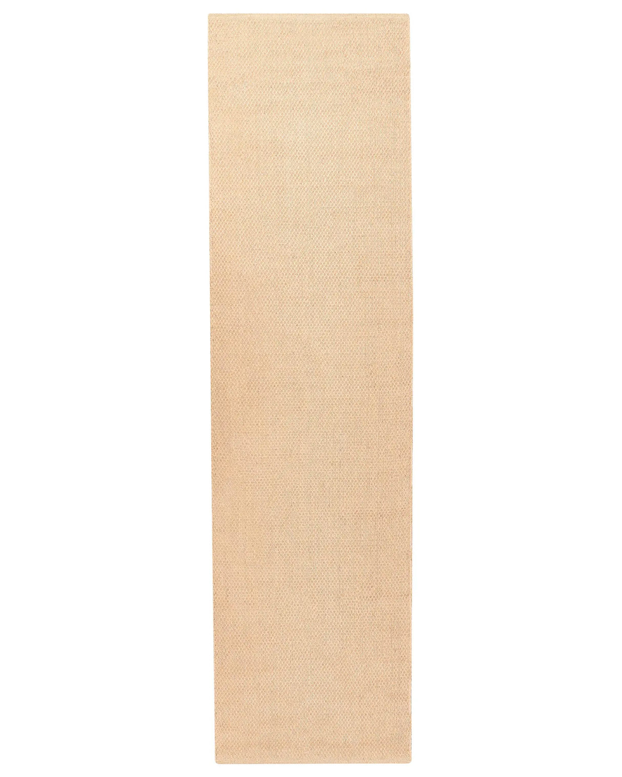 Runner Rug Beige Jute 80 x 300 cm Rectangular Braided Rustic Style Hallway Bedroom Beliani