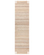 Runner Rug Light Beige Jute 80 x 300 cm Rectangular Woven Rustic Style Hallway Bedroom Beliani