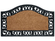 Doormat Natural Coir PVC Backing Anti-Slip 45 x 75 cm Modern Indoor Decoration Beliani
