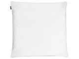 Bed Pillow White Cotton Duck Down and Feathers 80 x 80 cm Medium Soft Beliani