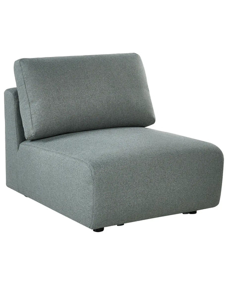 Chair Module Green Fabric 1 Seat Modern Style Beliani