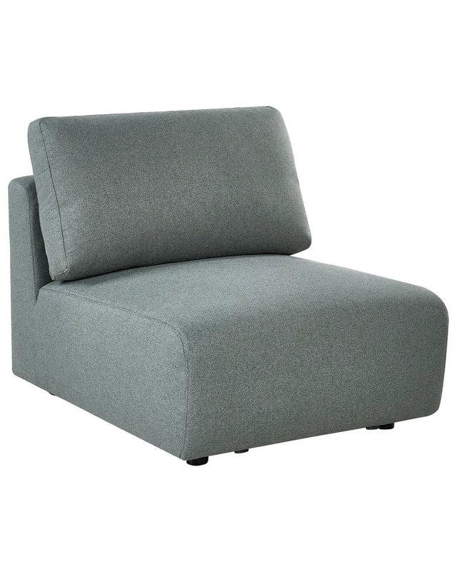 Chair Module Green Fabric 1 Seat Modern Style Beliani