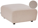 Ottoman Beige Boucle Living Room Modern Beliani