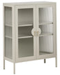 Storage Unit Light Beige Steel Metal Office Cabinet Shelves Leg Caps Industrial Design Living Room Home Office Furniture Beliani