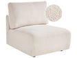 Chair Module Off-White Boucle 1 Seat Armchair Modern Style Living Room Beliani