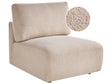 Chair Module Beige Boucle 1 Seat Armchair Modern Style Living Room Beliani