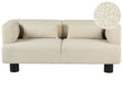 2 Seater Sofa Off-White Boucle Upholstery Material Modern Style Living Room Beliani