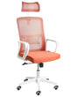 Office Chair Coral Mesh Swivel Base Adjustable Height Headrest Home Office Beliani