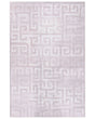 Area Rug Beige Fabric 200 x 300 cm Modern Geometric Pattern Living Room Bedroom For Underfloor Heating Anti-Slip Bottom Beliani