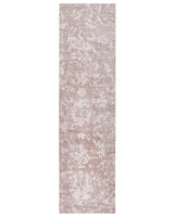 Runner Rug Beige Fabric 80 x 300 cm Modern Solid Hallway For Underfloor Heating Anti-Slip Bottom Beliani