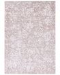 Area Rug Beige Fabric 140 x 200 cm Modern Solid Living Room Bedroom For Underfloor Heating Anti-Slip Bottom Beliani