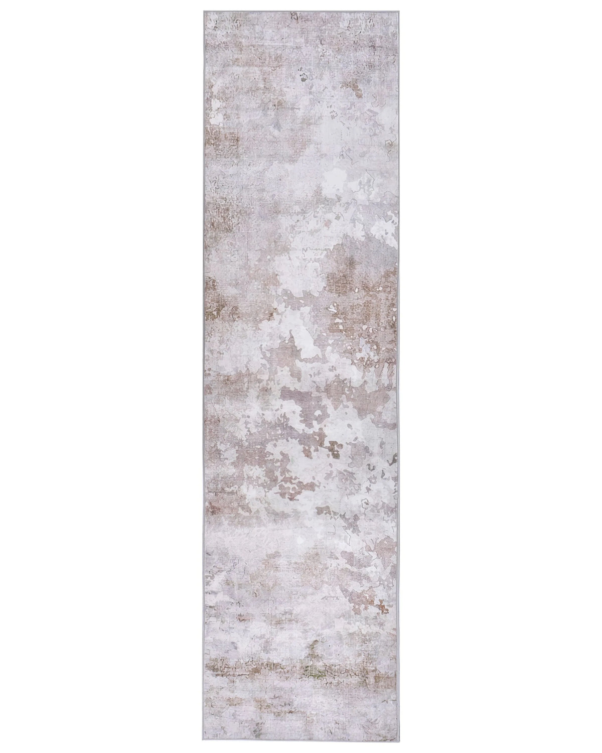 Runner Rug Multicolour Fabric 80 x 300 cm Modern Solid Hallway For Underfloor Heating Anti-Slip Bottom Low-Pile Beliani