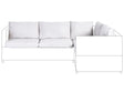 Outdoor Cushion Cover Set Light Grey Fabric Sofa Seat Backrest Pillow Cases Beliani