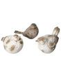 Set of 3 Decorative Garden Figurines Beige MgO Goose 23 x 38 x 67 cm Accent Piece Decoration Garden Terrace Patio Beliani