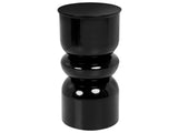 Accent Side Table Black Iron Painted Indoor Living Room Bedroom Beliani