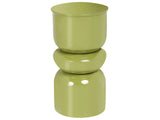 Accent Side Table Olive Green Iron Painted Indoor Living Room Bedroom Beliani