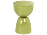 Accent Side Table Olive Green Iron Painted Indoor Living Room Bedroom Beliani