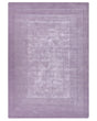 Area Rug Violet Viscose and Wool Solid Pattern 160 x 230 cm Modern Glam Style Beliani