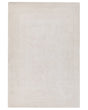Area Rug Light Beige Viscose and Wool Solid Pattern 160 x 230 cm Modern Glam Style Beliani