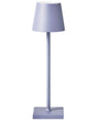 Table Lamp Light Violet Aluminium Indoor Outdoor Modern with Touch Switch USB Cable Charging Wireless Beliani