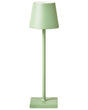 Table Lamp Light Green Aluminium Indoor Outdoor Modern with Touch Switch USB Cable Charging Wireless Beliani