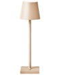 Table Lamp Orange Aluminium Indoor Outdoor Modern with Touch Switch USB Cable Charging Wireless Beliani