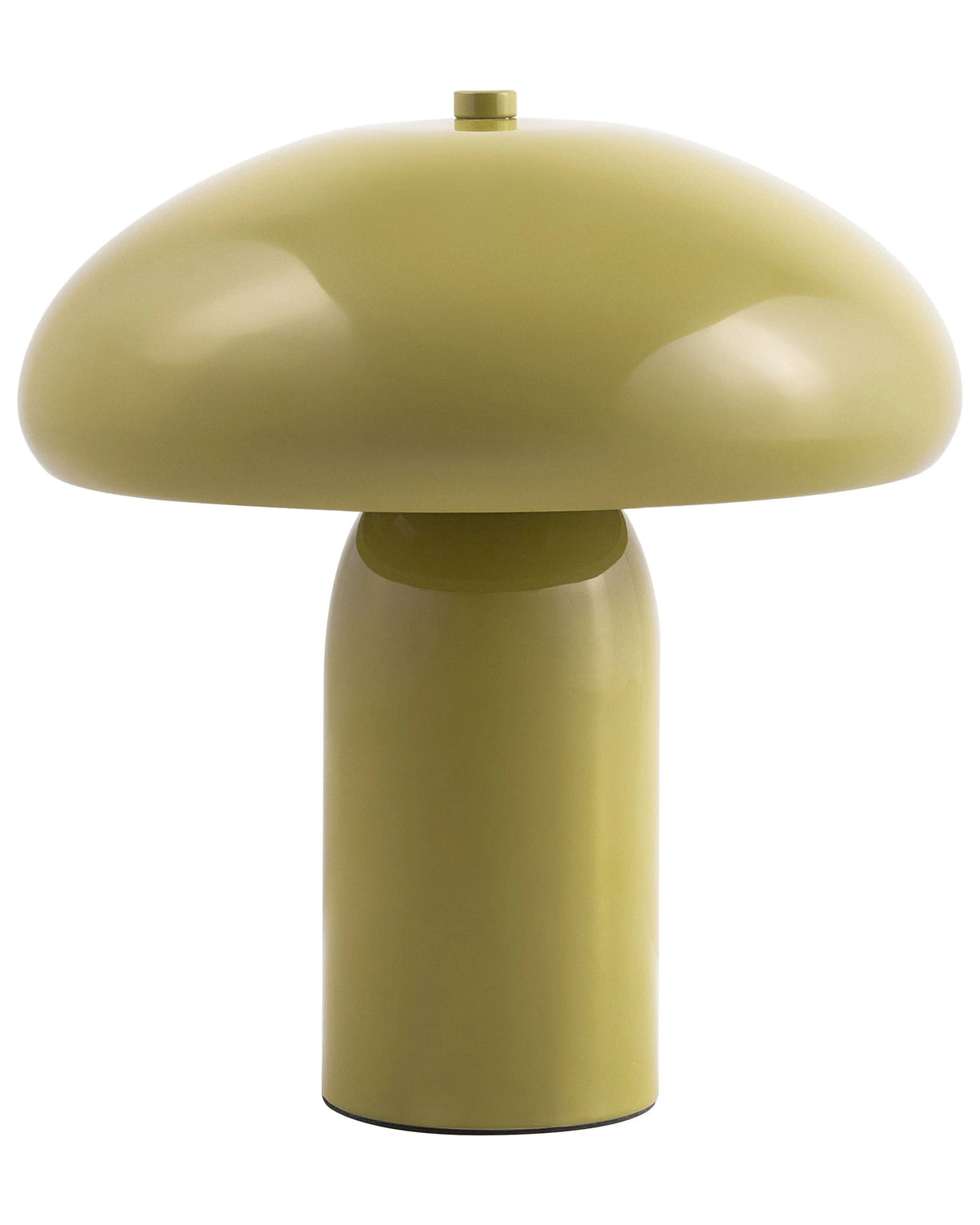 Table Lamp Light Green Iron Metal Base 22 cm Single Light Modern Design Home Accessories Living Room Beliani