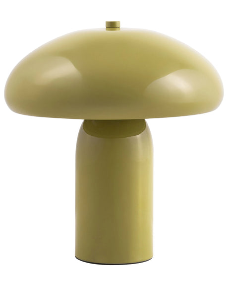Table Lamp Light Green Iron Metal Base 22 cm Single Light Modern Design Home Accessories Living Room Beliani