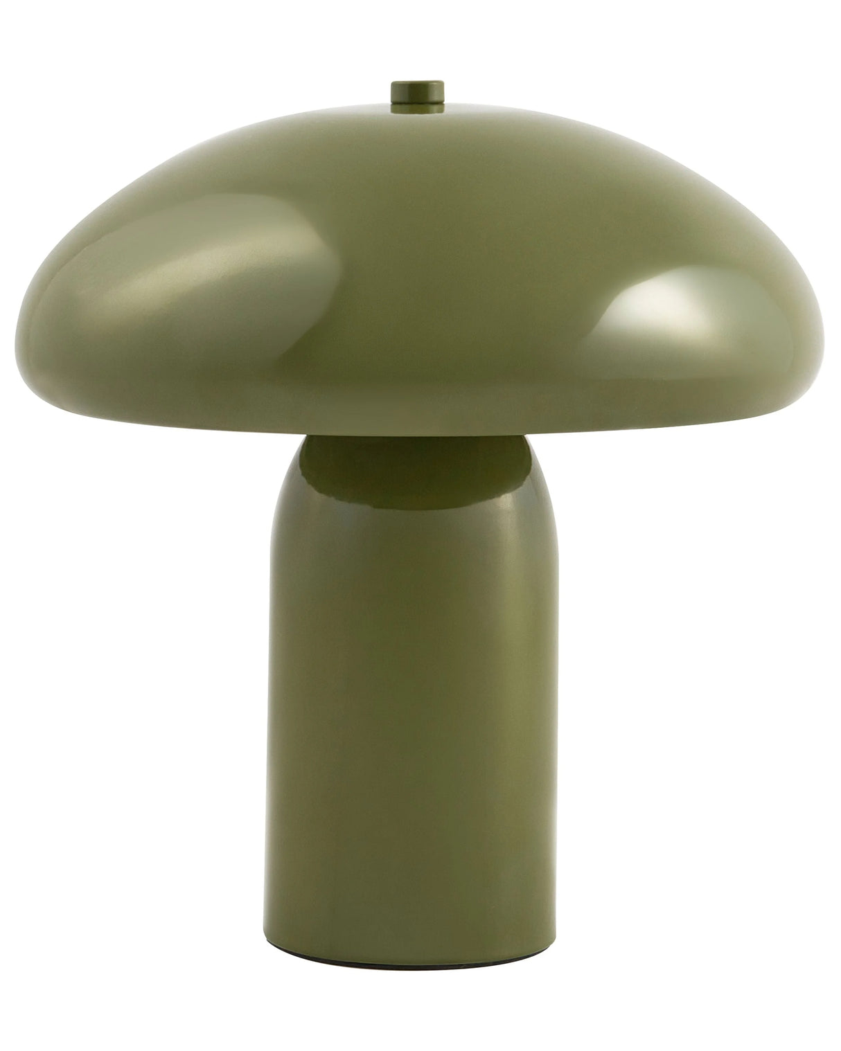 Table Lamp Dark Green Iron Metal Base 22 cm Single Light Modern Design Home Accessories Living Room Beliani